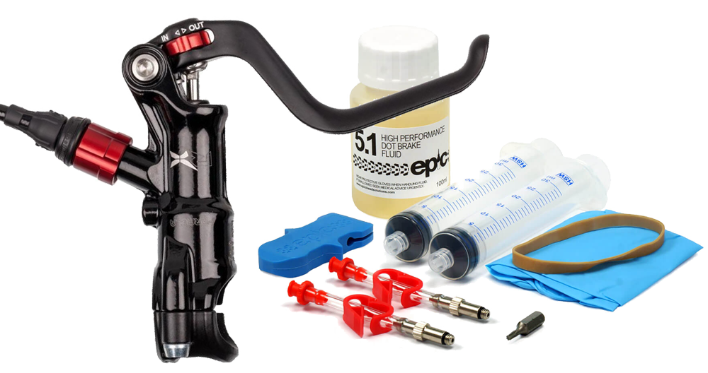 Kits de purge minérale d'huile de frein à disque hydraulique de vélo ,pour  SHIMANO outil de réparation de frein VTT série MAGURA